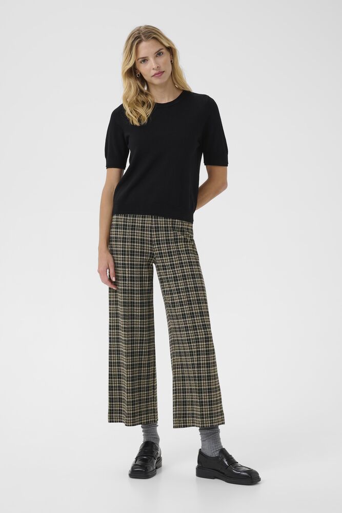 Part Two Ilisan Trousers - Navy Check