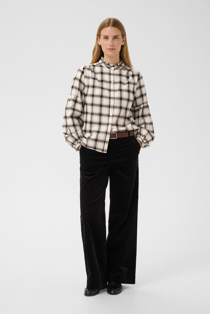 Part Two Samilla Check Shirt - Brown