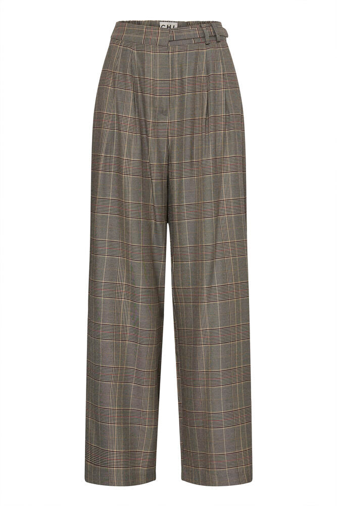 Ichi Laito Check Trouser