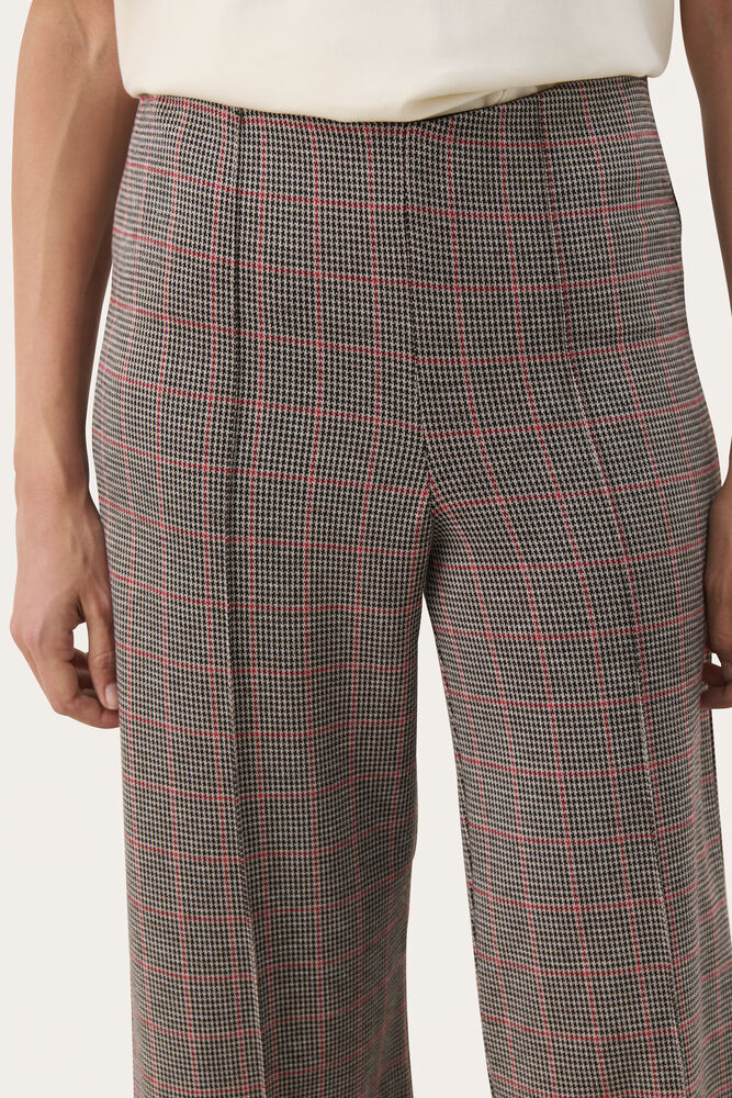 Part Two Ilisan Trousers - Red Check