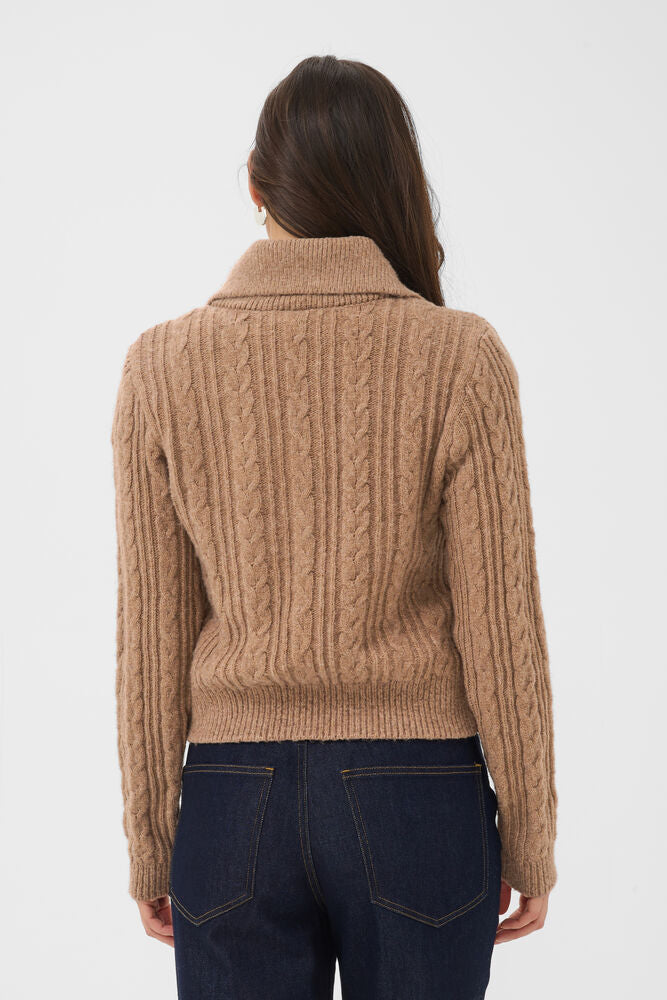 Saint Tropez Talma Cardigan - Brown