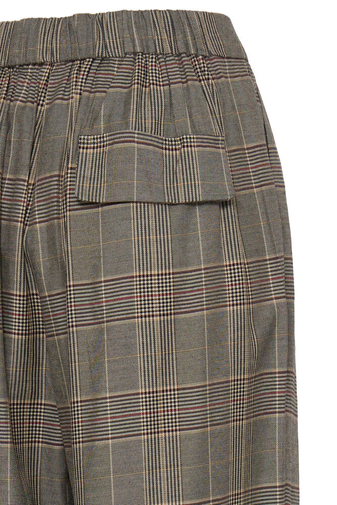 Ichi Laito Check Trouser