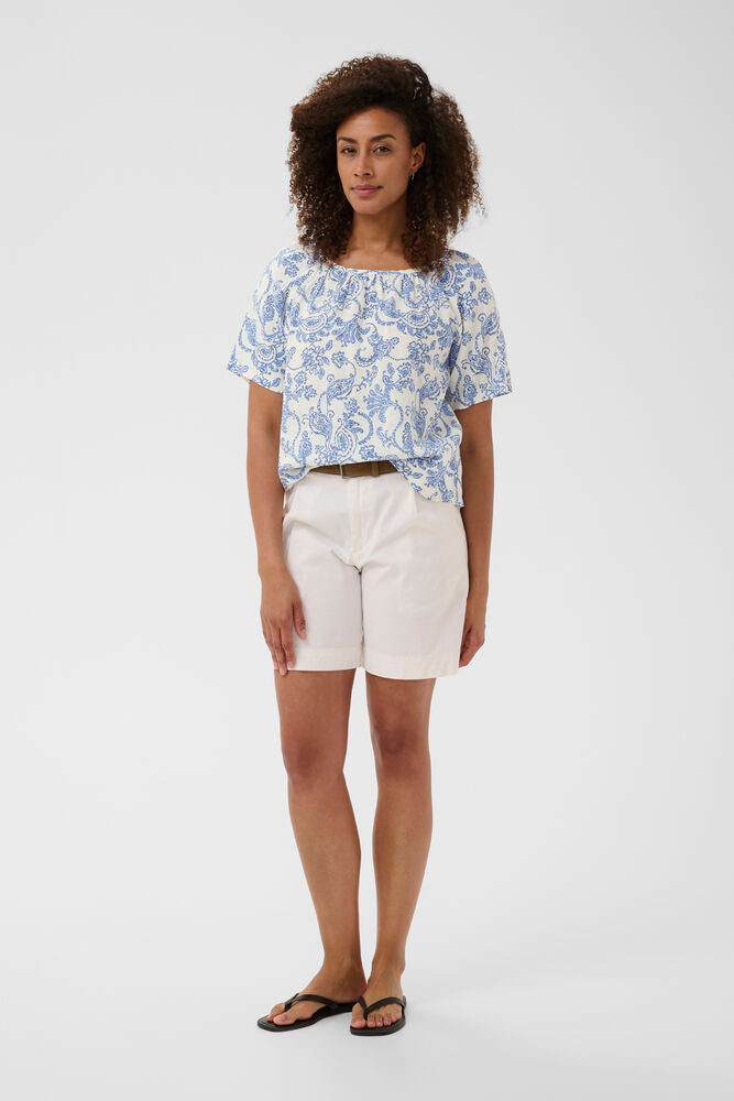 Part Two Bentha Paisley Top - Blue