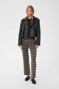 Part Two Pontas Checked Trousers - Grey Big Check