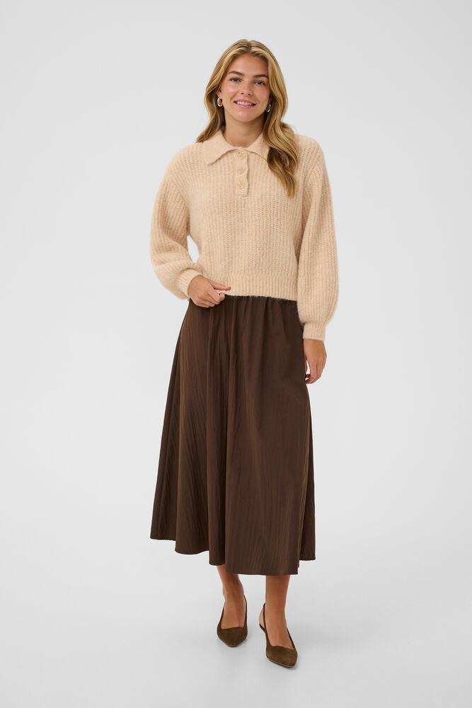 Saint Tropez Tabbitha Knit Polo - Nature