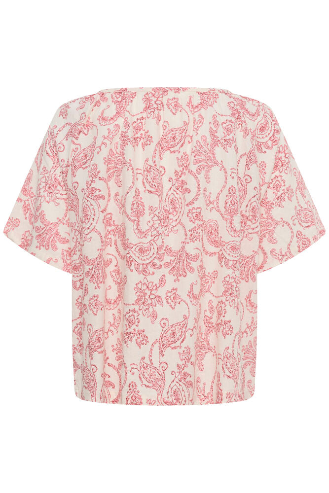 Part Two Bentha Paisley Top - Red