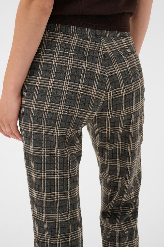 Part Two Pontas Checked Trousers - Grey Big Check