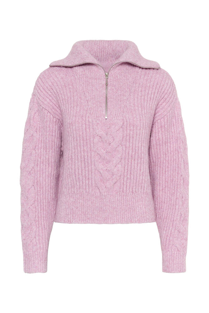 Saint Tropez Talma Zip Jumper - Pink