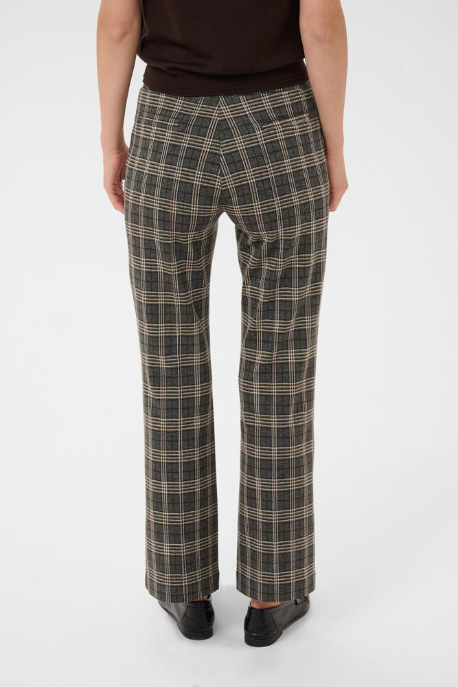 Part Two Pontas Checked Trousers - Grey Big Check