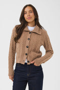 Saint Tropez Talma Cardigan - Brown