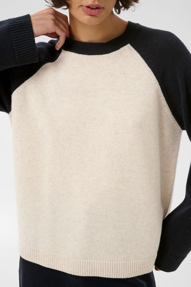 Part Two Cleo Raglan Jumper - Navy