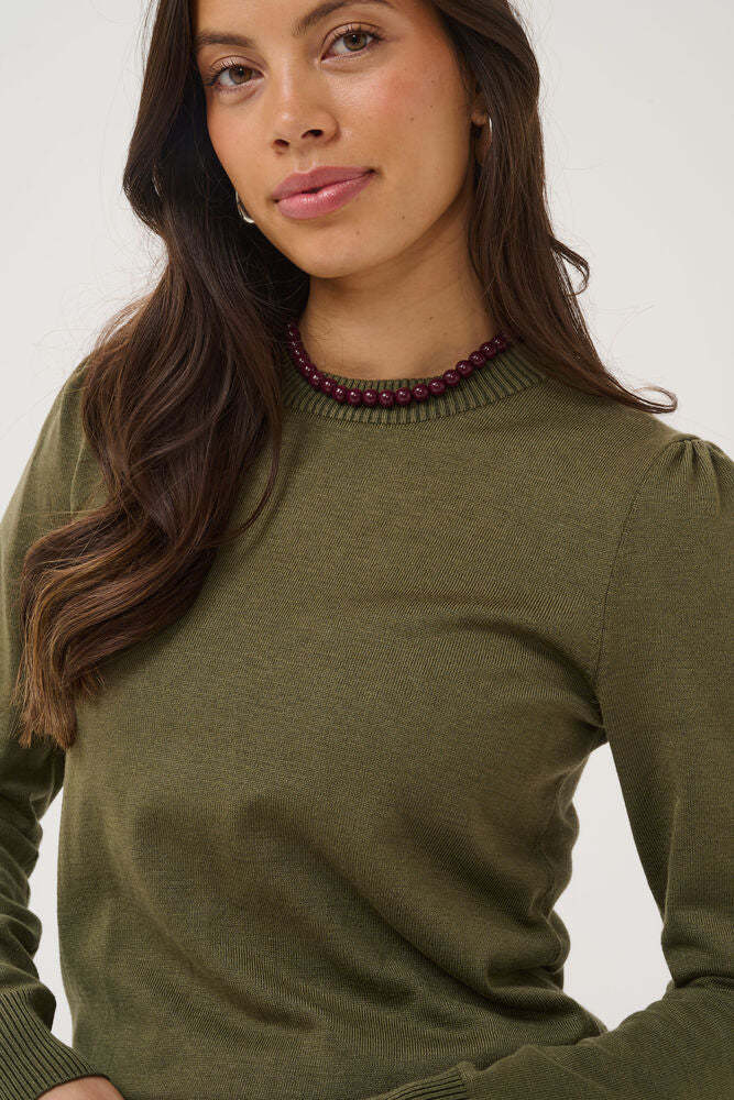 Saint Tropez Mila Jumper - Olive