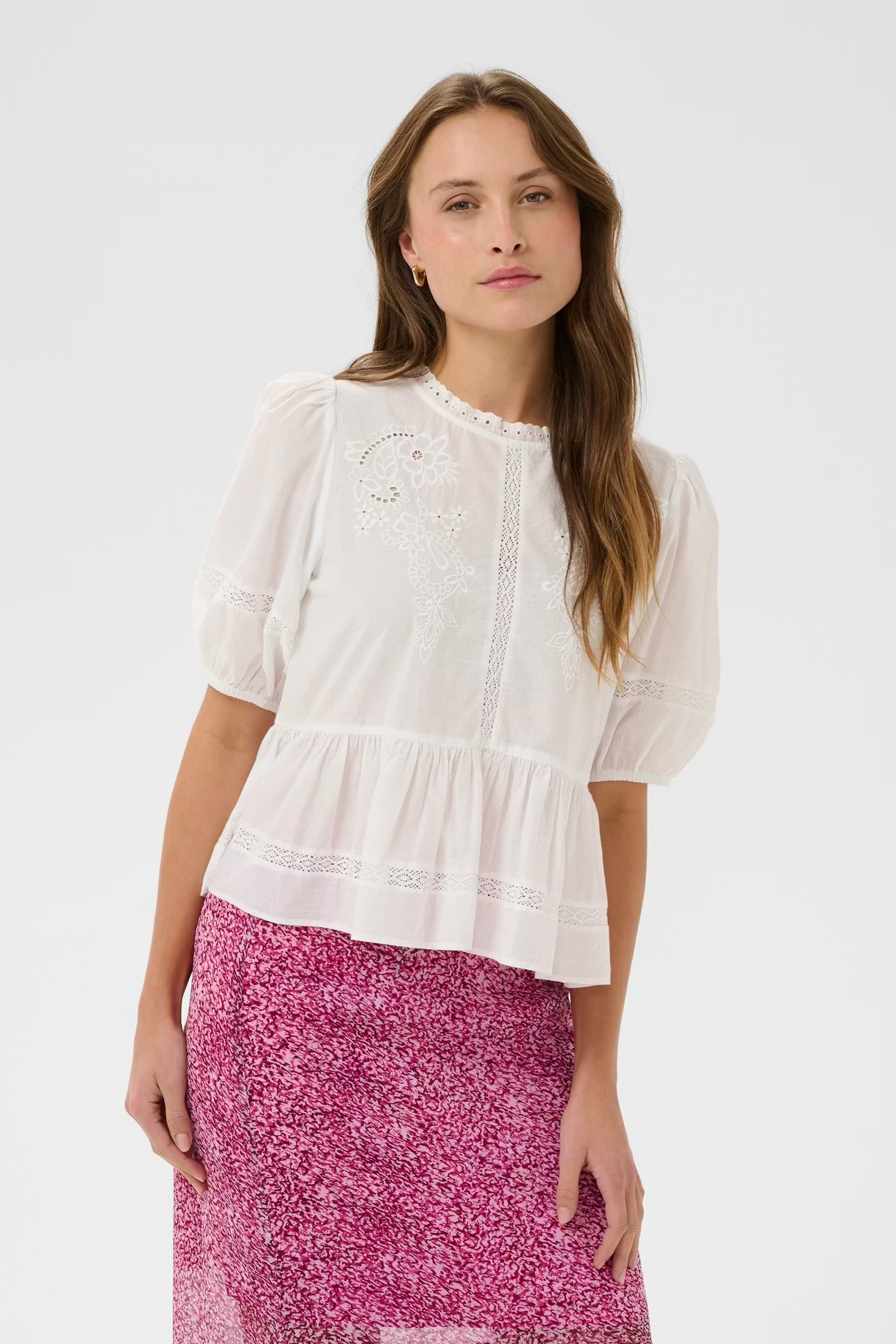 Saint Tropez Rosaria Blouse - White