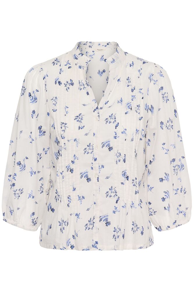Part Two Brith Cotton Blouse - Blue