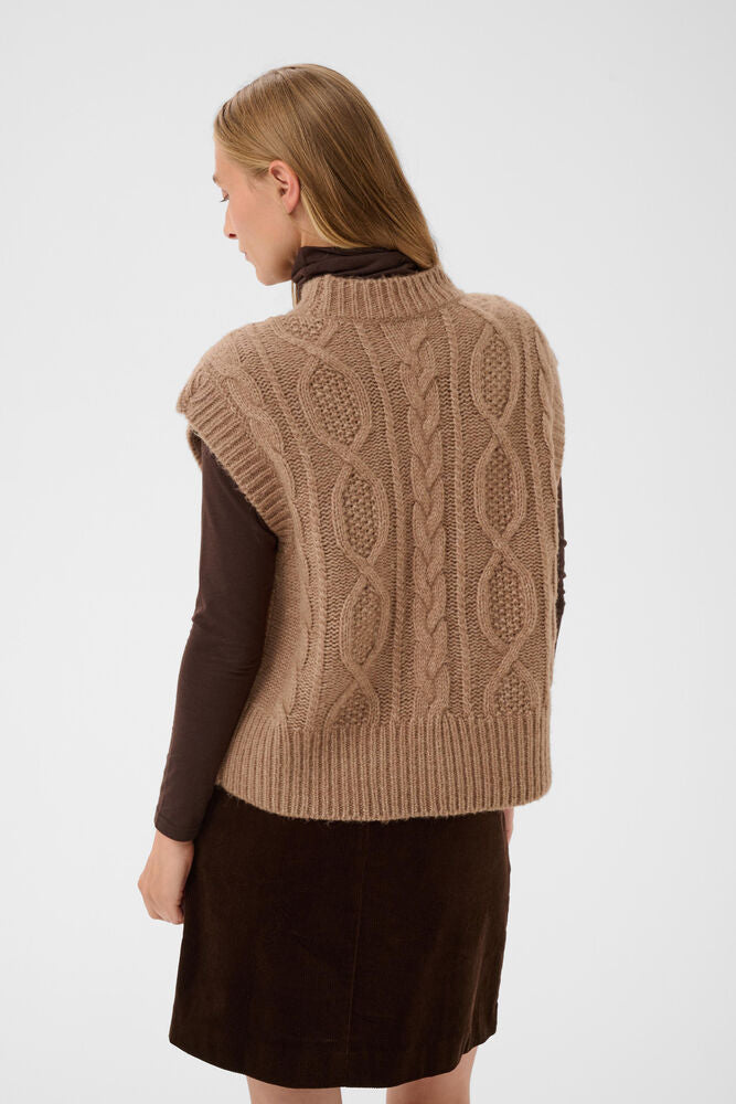 Part Two Chanina Waistcoat - Brown