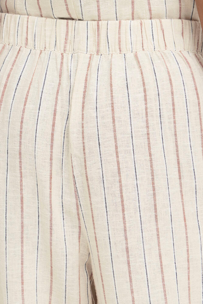 Ichi Linen Stripe Trouser