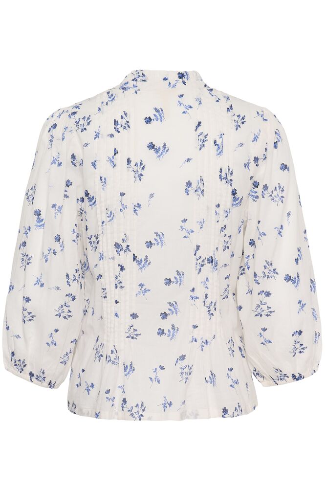 Part Two Brith Cotton Blouse - Blue