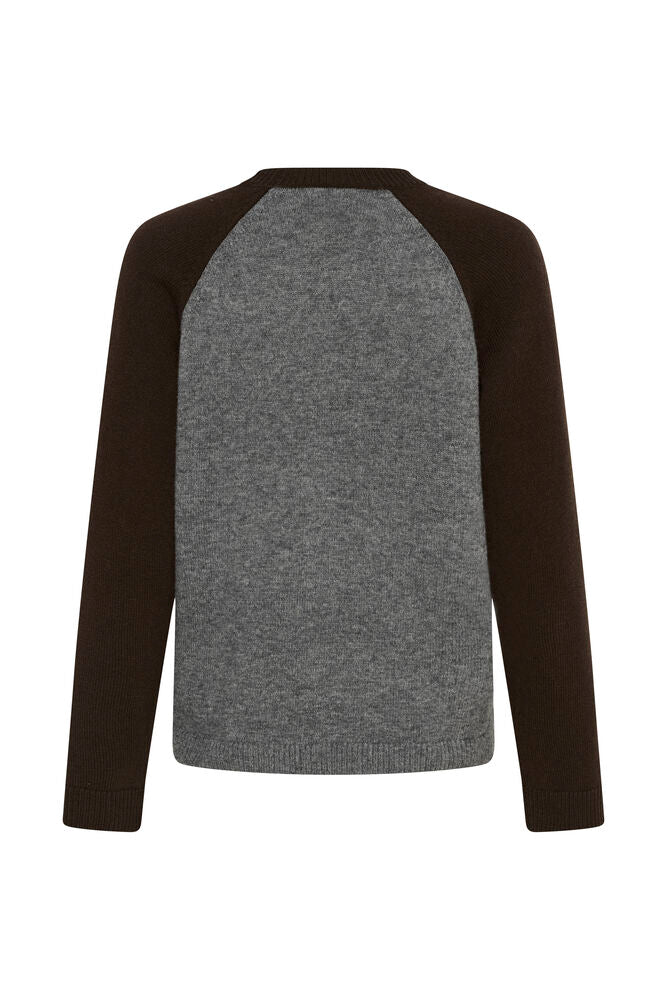 Part Two Cleo Raglan Jumper - Grey