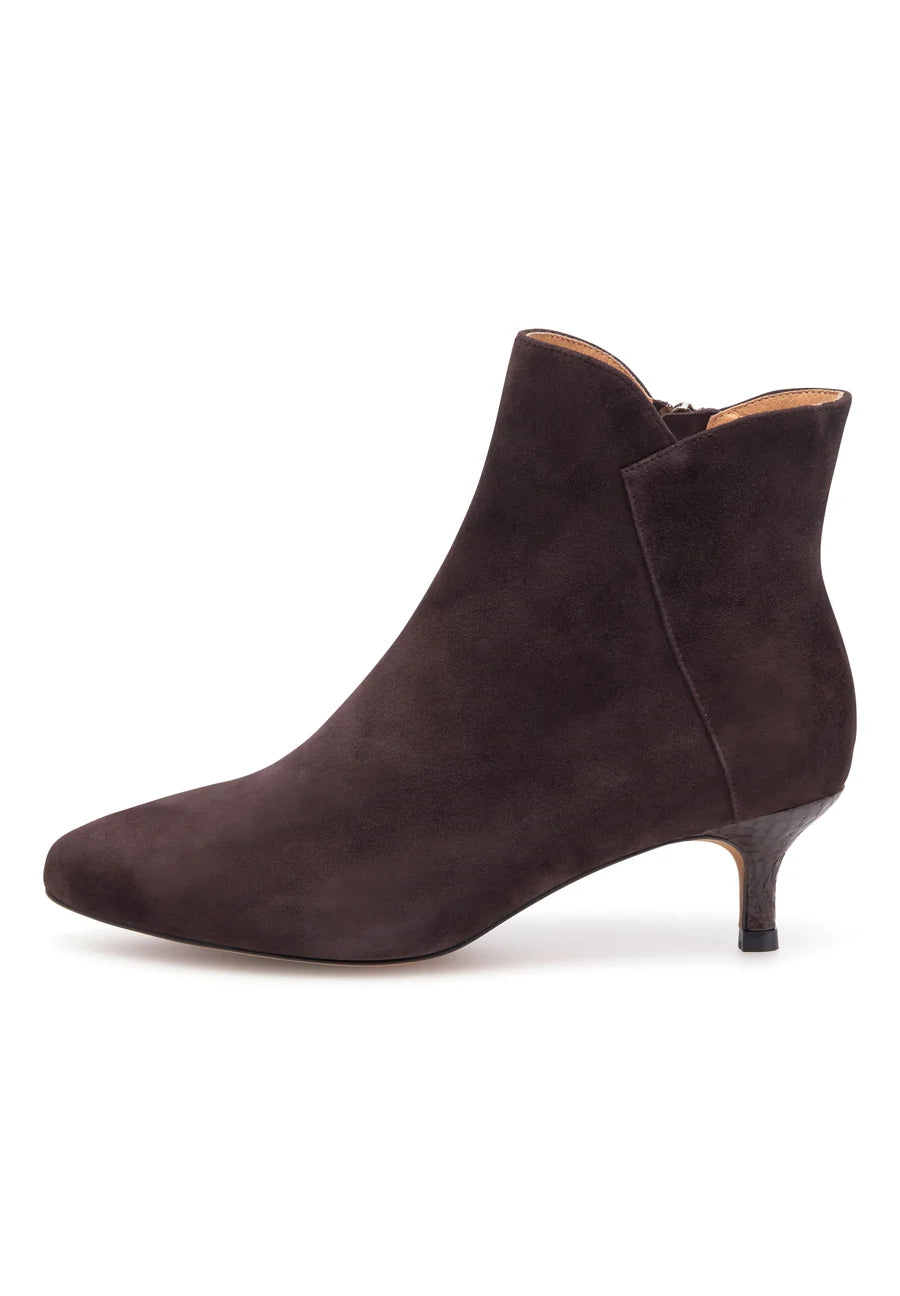 Woden Saga Zip Boots - Chocolate