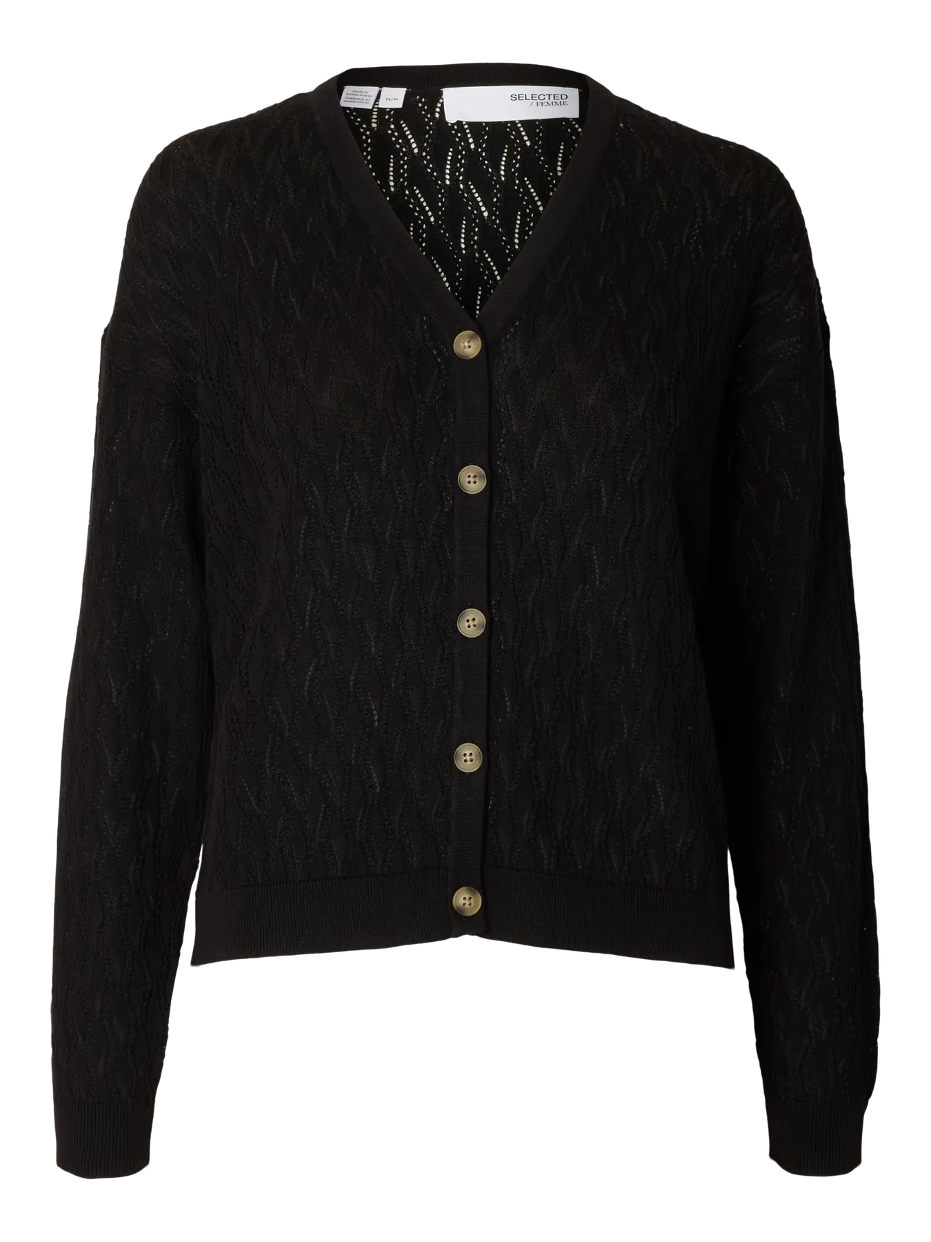 Selected Femme Fagny Knit Cardigan - Black