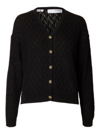 Selected Femme Fagny Knit Cardigan - Black
