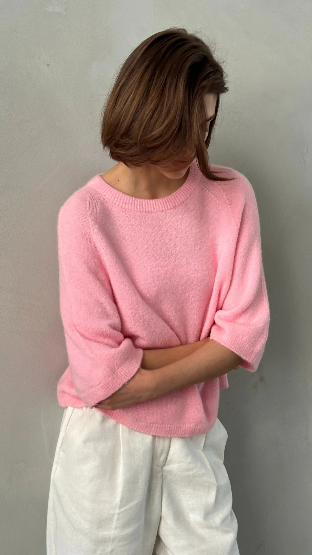 Charli Piper Jumper - Flamingo