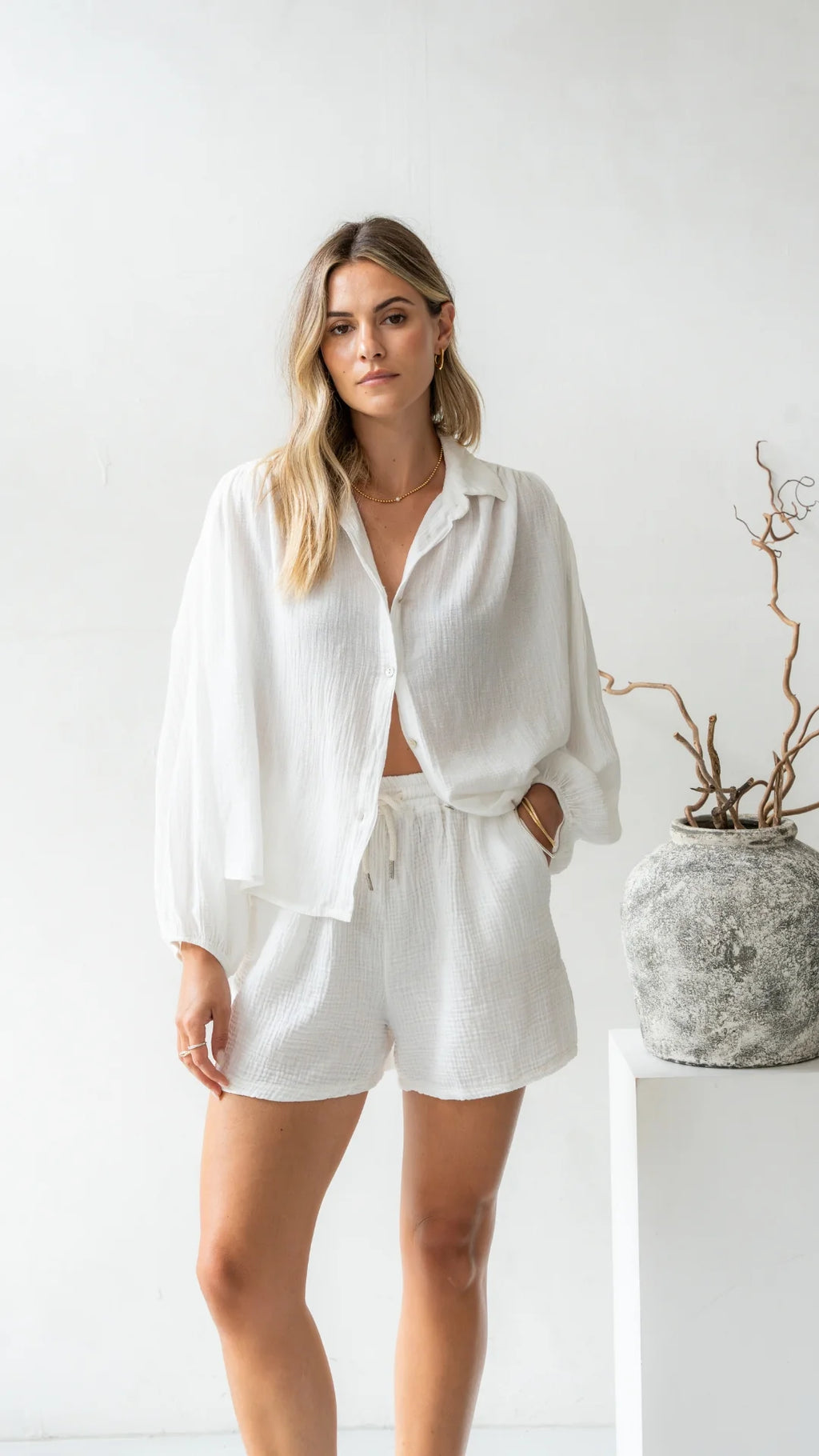 Charli Aida Shirt - White