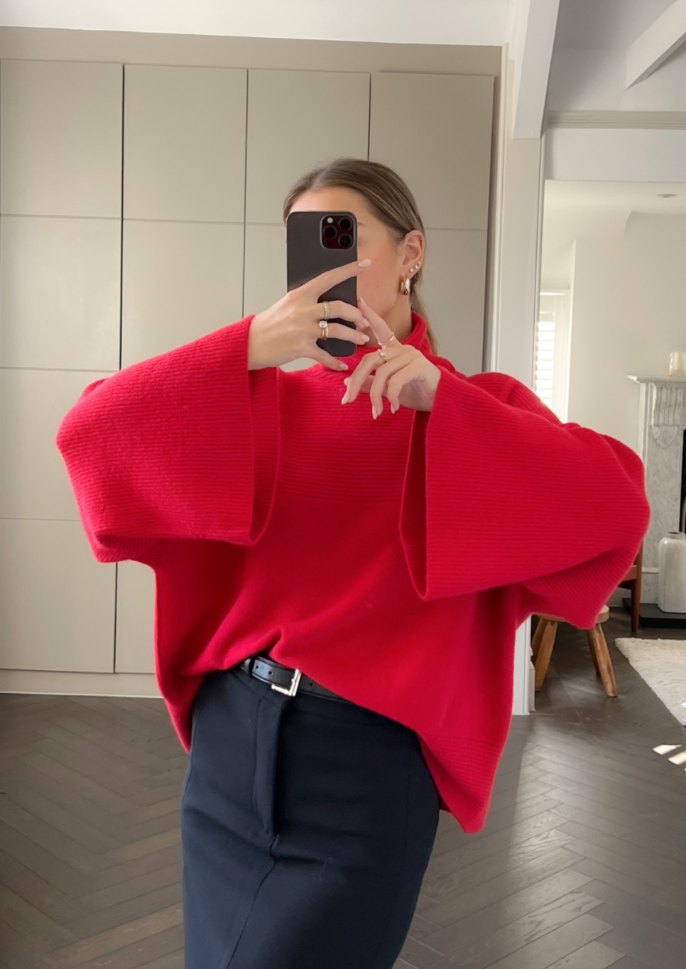 Charli Amelie Jumper - Red