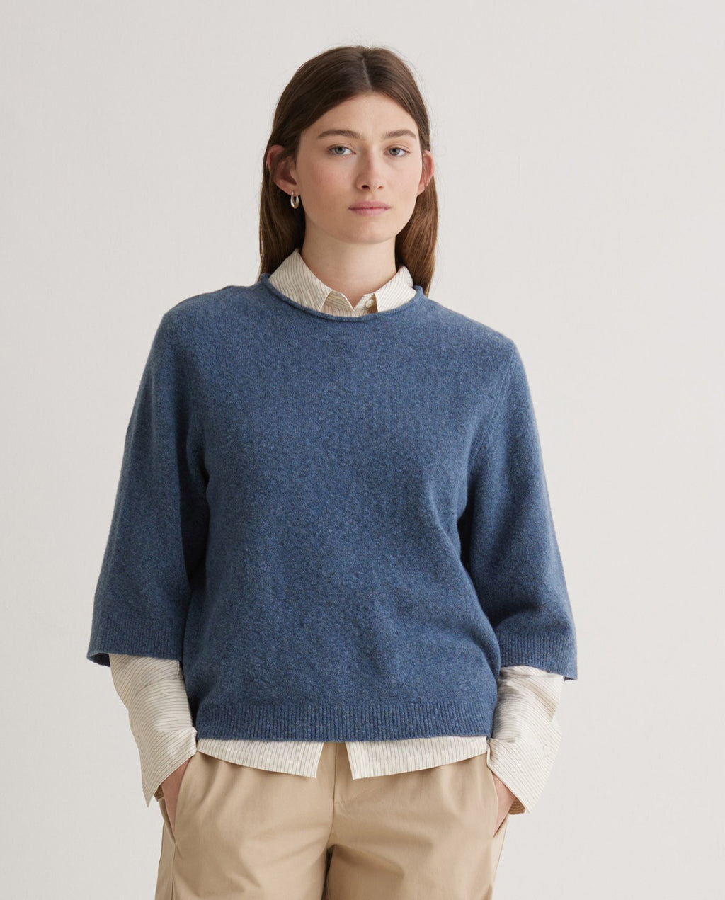 Yerse Short Sleeve Jumper - Blue