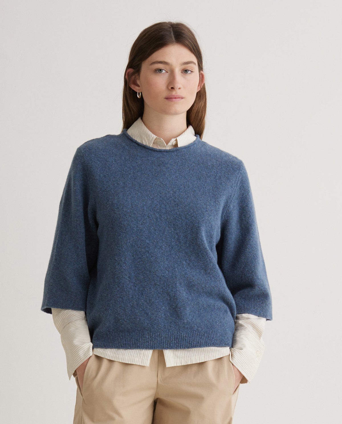Yerse Short Sleeve Jumper - Blue