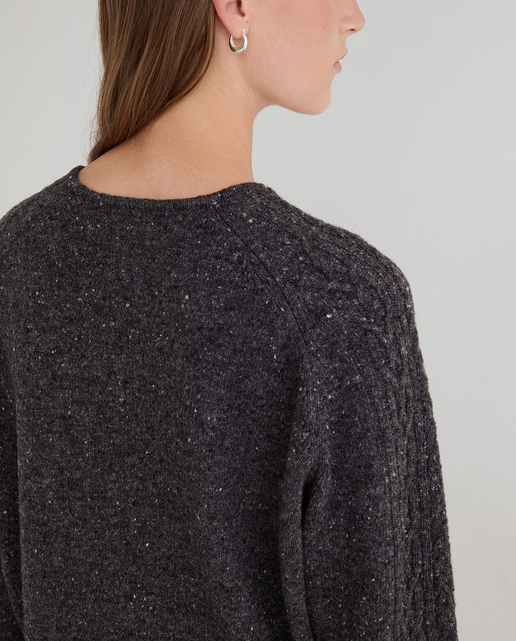 Yerse Button Hole Knit Sweater