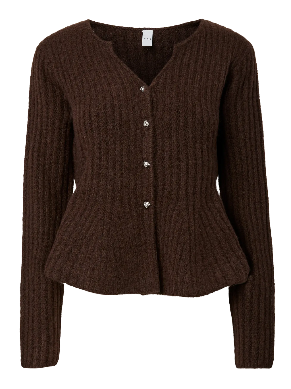 YAS Dolly Cardigan - Brown