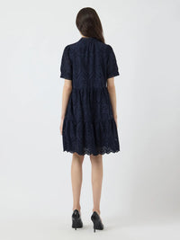 YAS Holi Dress - Navy