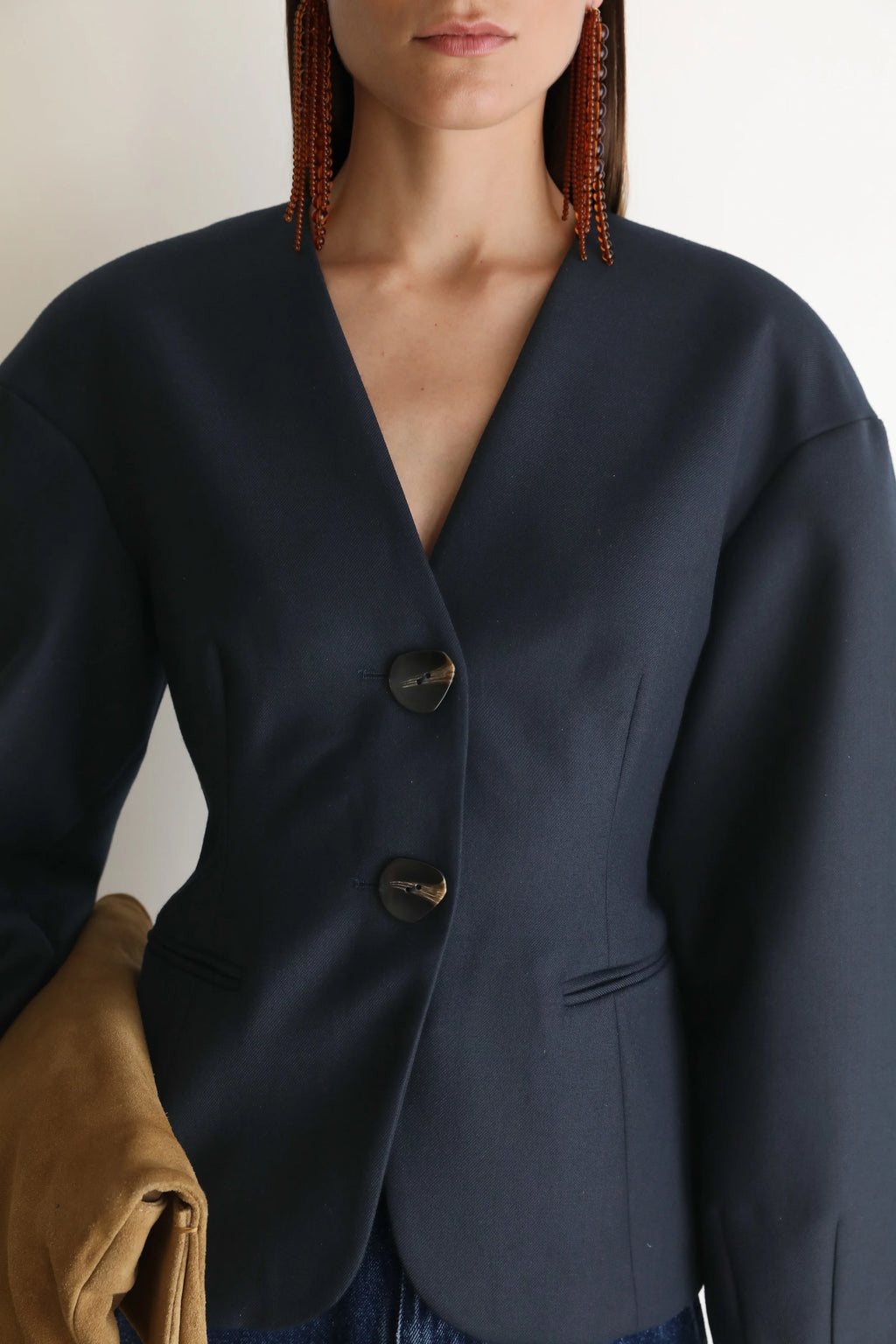 Vivere Sophia Sculptural Blazer