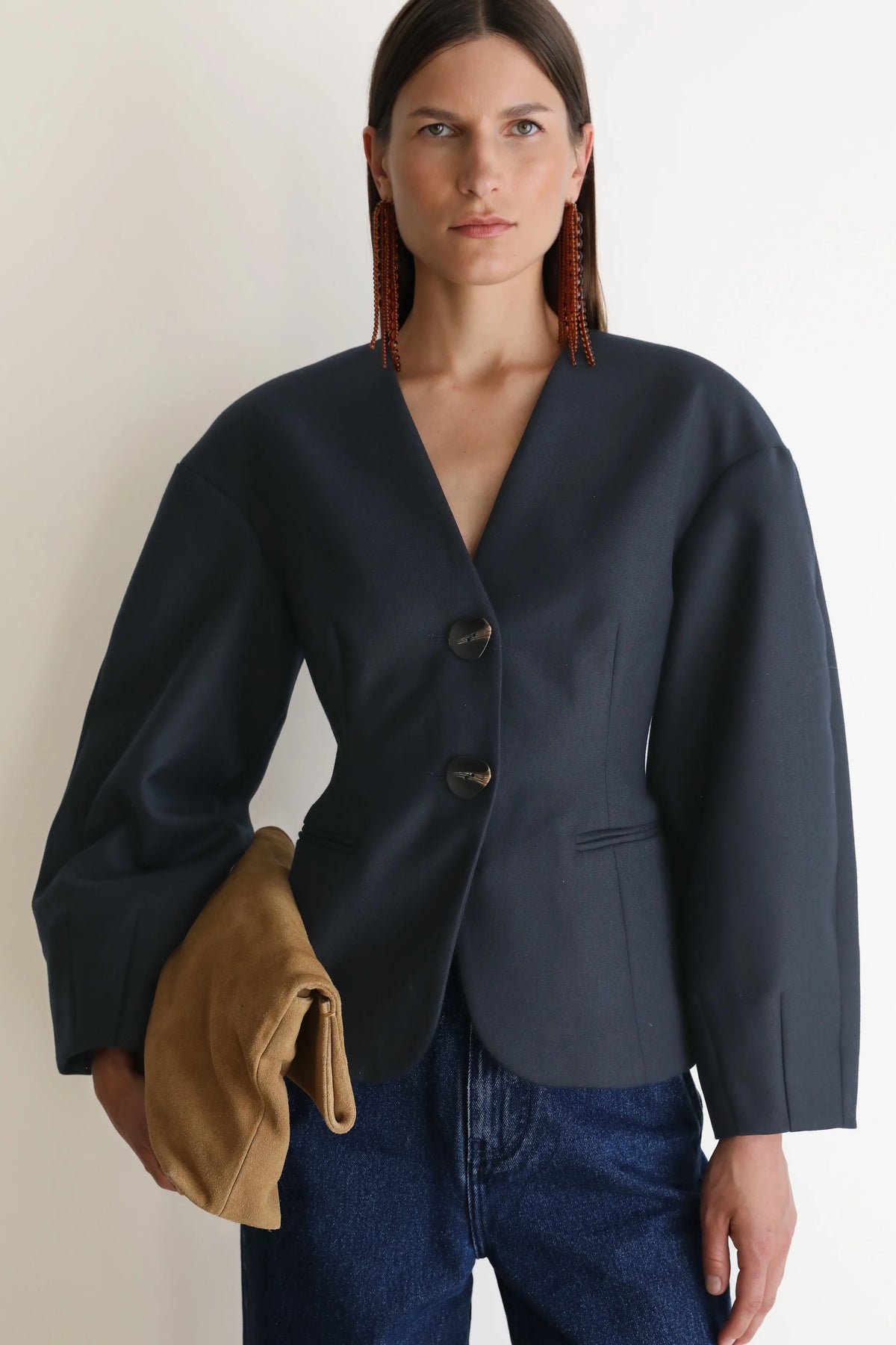 Vivere Sophia Sculptural Blazer