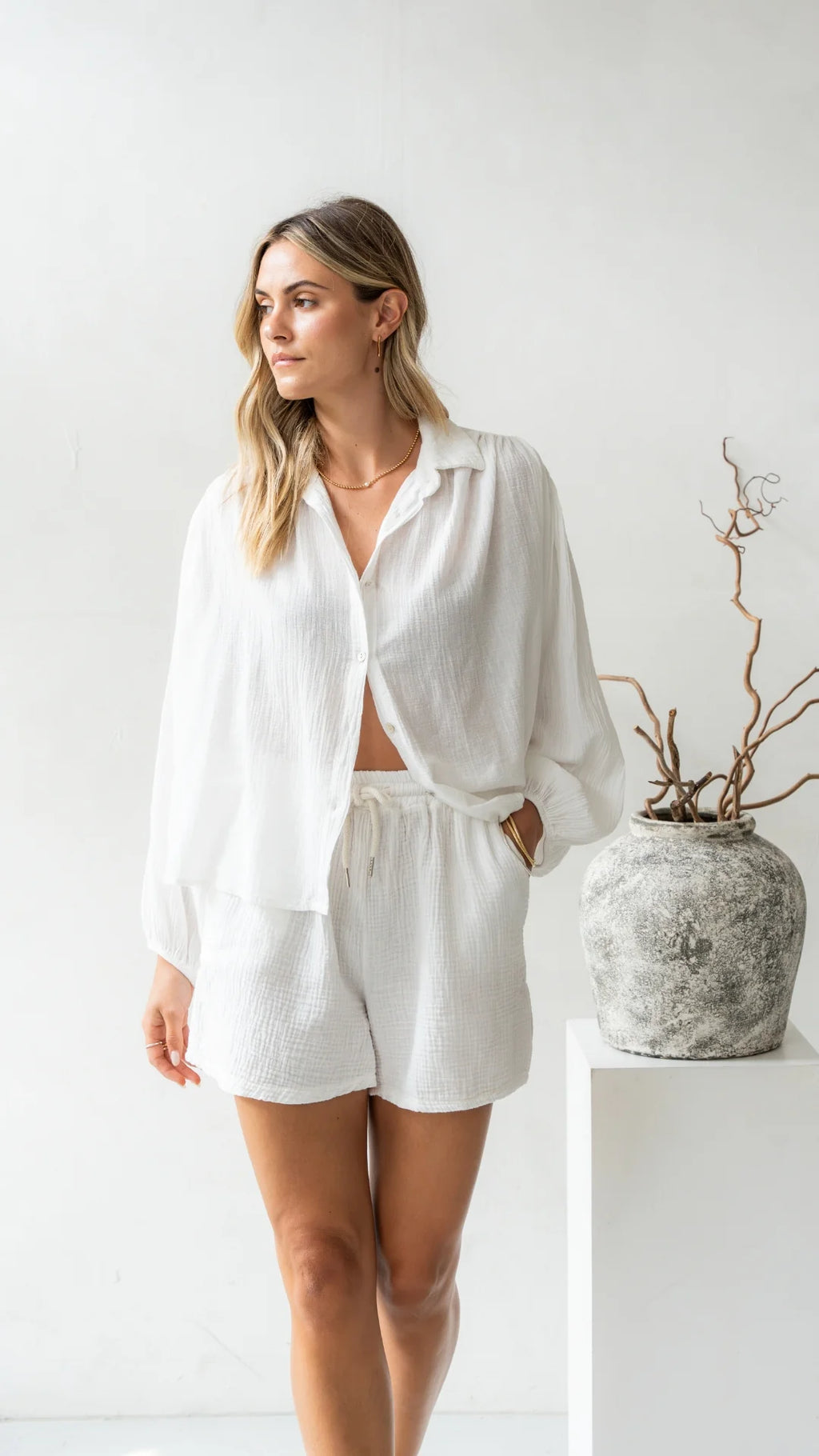Charli Aida Shirt - White