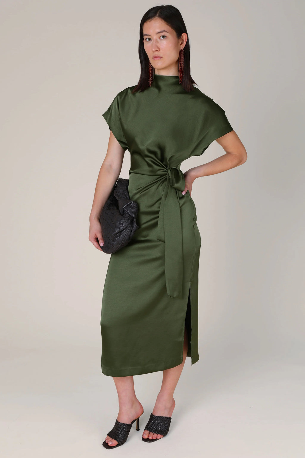 Vivere Rabia Side Tie Dress