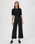 Paige Anessa Wide Leg Jeans - Luxecoat Black