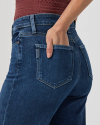 Paige Anesssa Wide Crop Jeans - Kindred