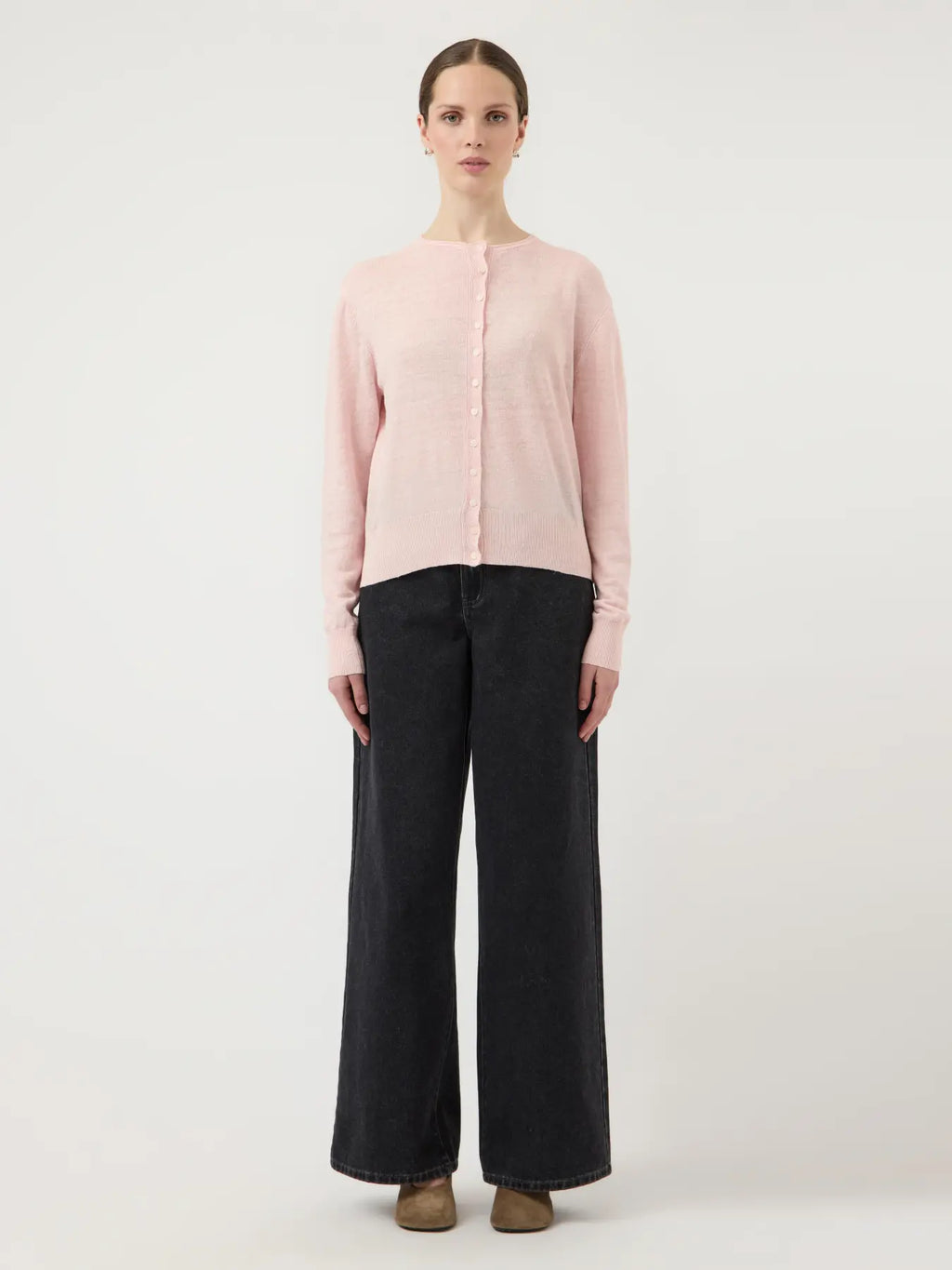 YAS Linnea Knit Cardigan - Pink