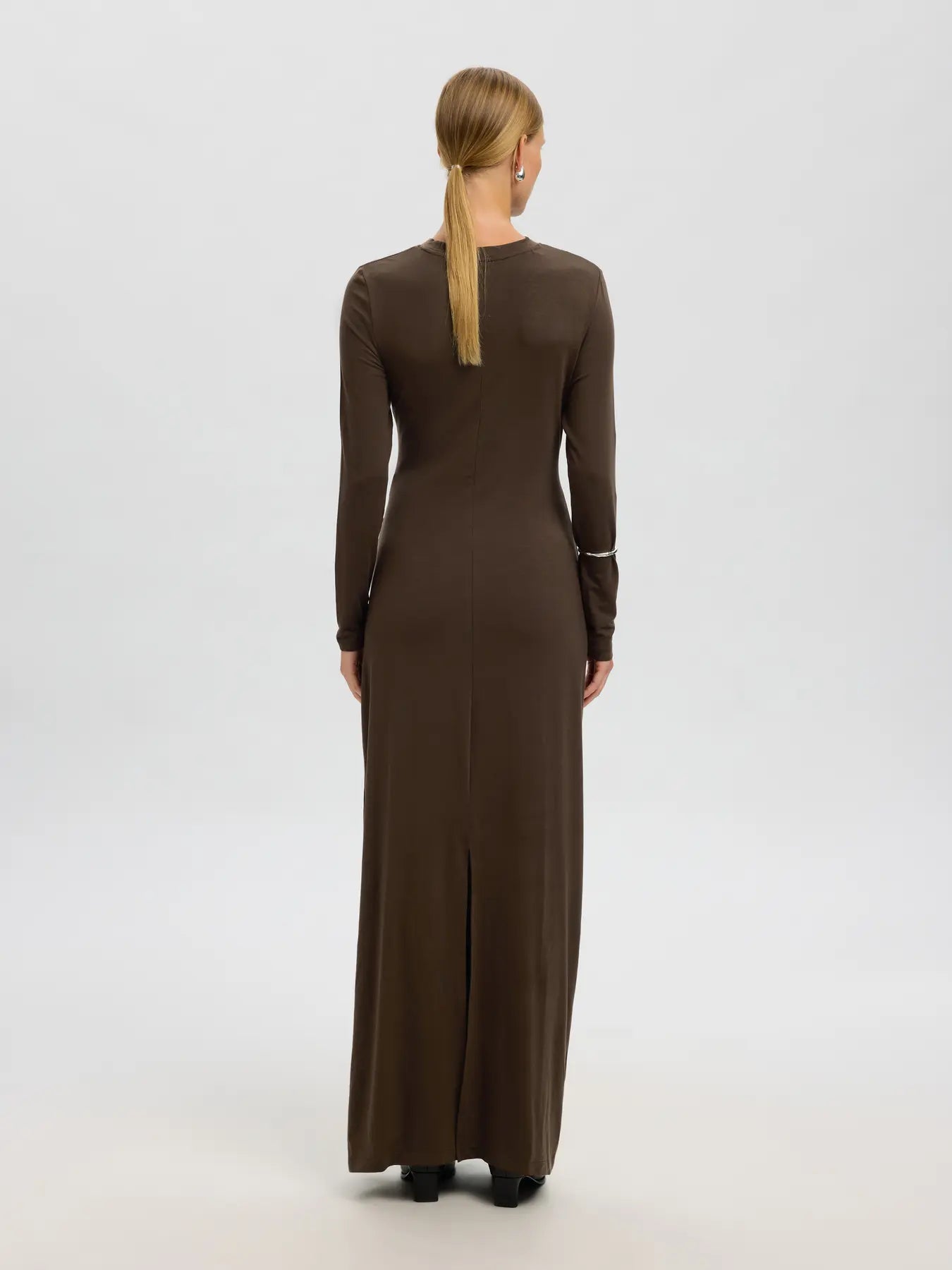 Selected Femme Ilina Maxi Dress - Brown