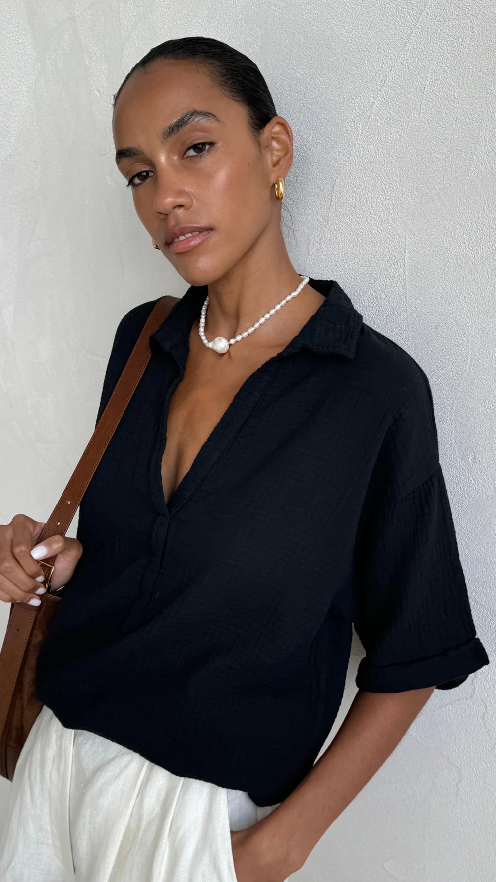 Charli Mariana Shirt - Black