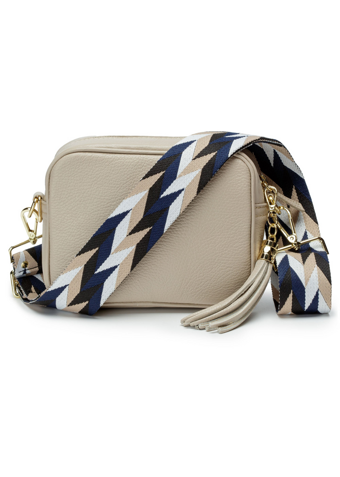 Elie Beaumont Crossbody Bag - Biscuit + Mosaic