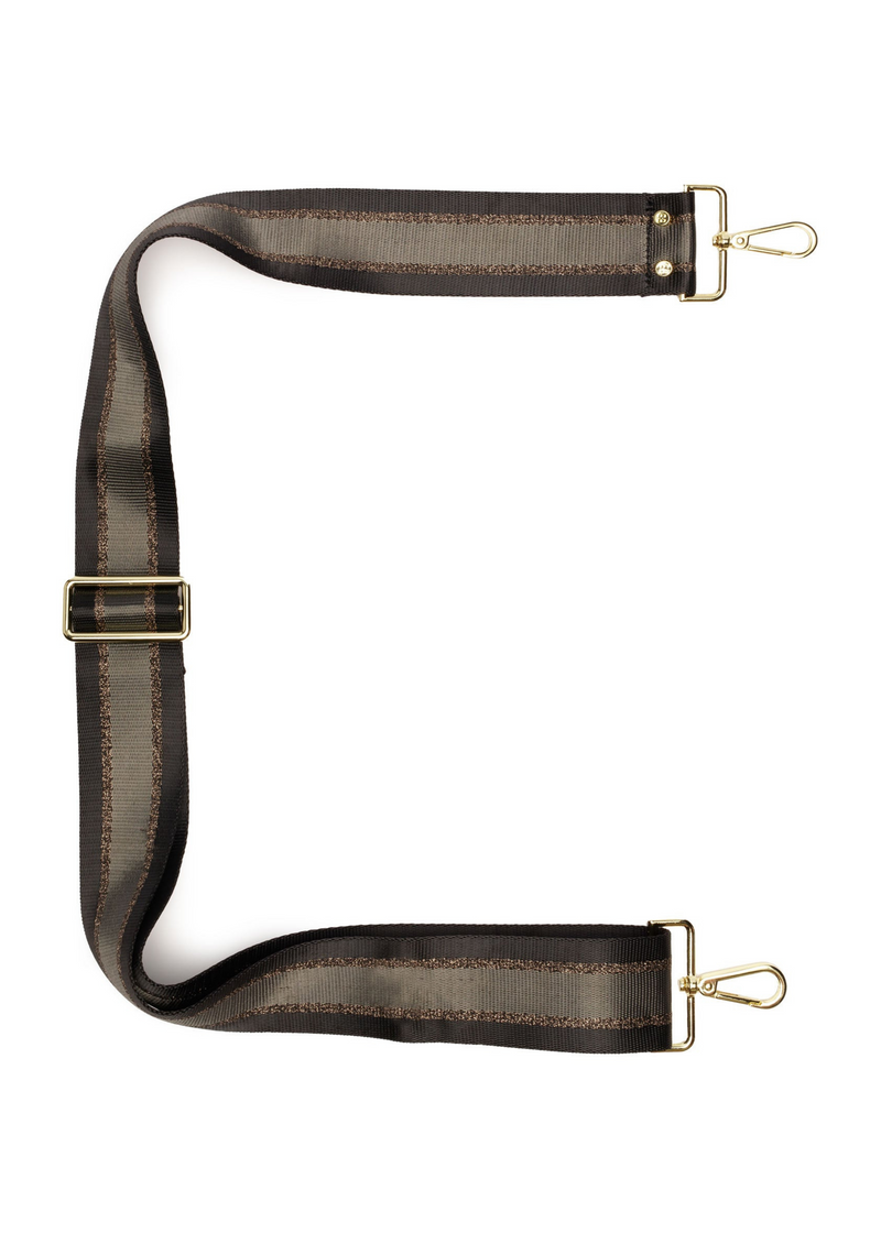 Elie Beaumont Strap - Charcoal Stripe