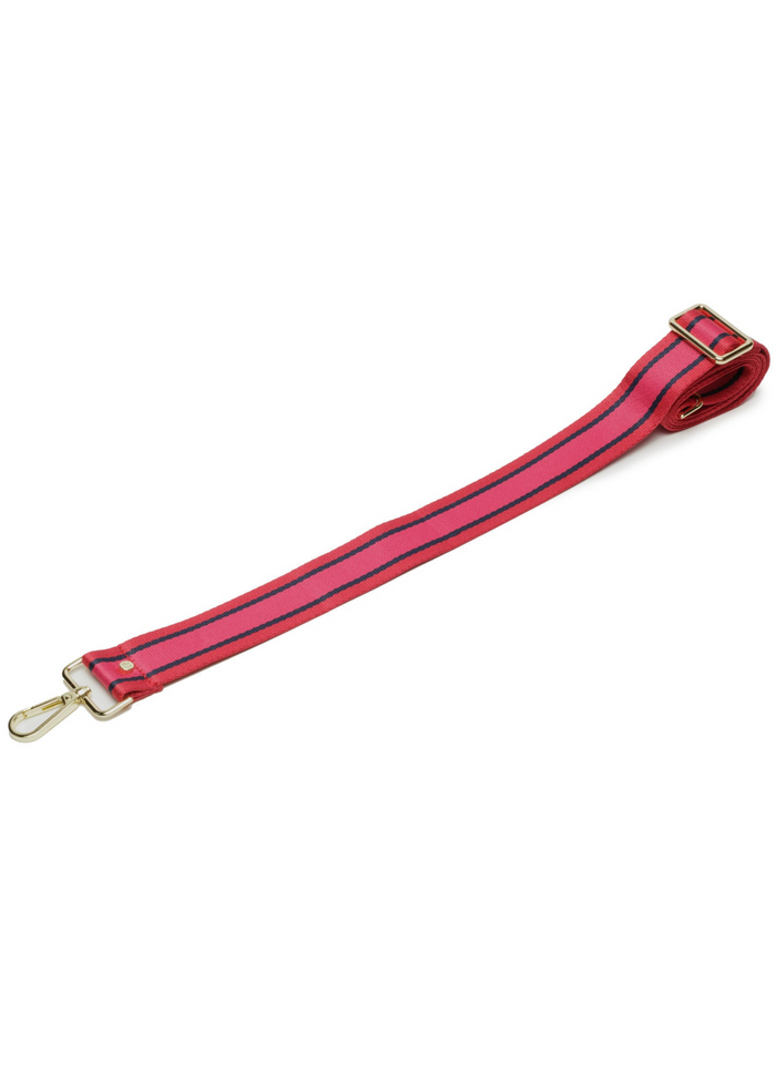 Elie Beaumont Strap - Fuchsia Red Stripe