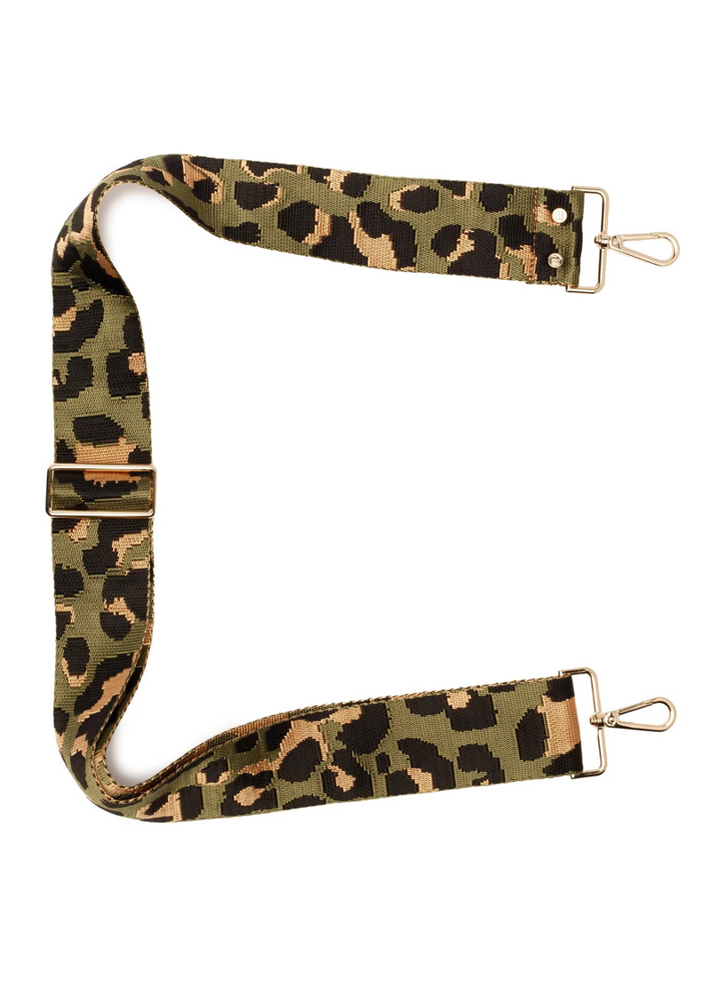 Elie Beaumont Strap - Green Leopard