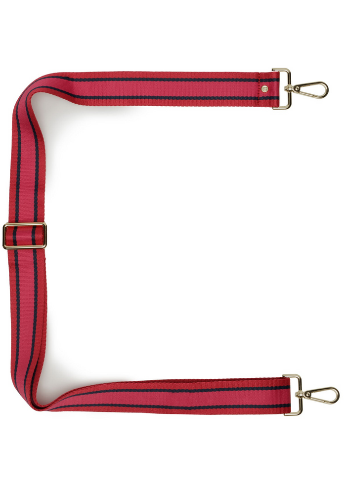 Elie Beaumont Strap - Fuchsia Red Stripe