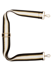 Elie Beaumont Strap - Black/Gold/White