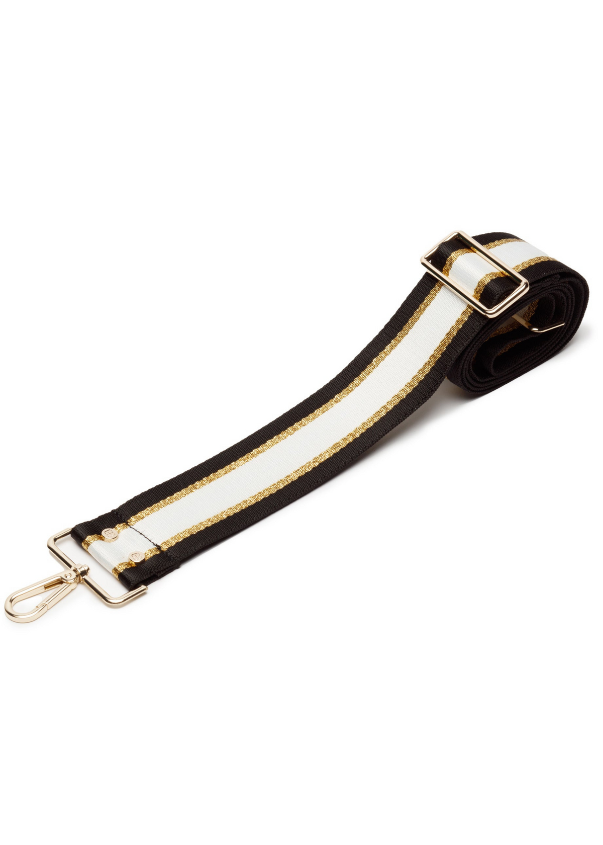 Elie Beaumont Strap - Black/Gold/White