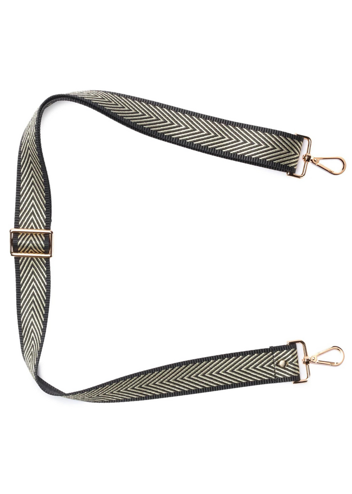 Elie Beaumont Strap - Gold Chevron